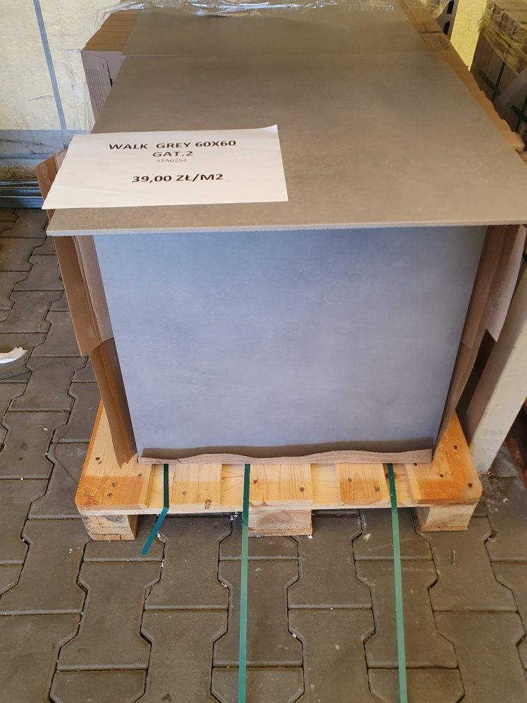 Płytki gresowe Walk Grey 60x60 gat.2 Stargres