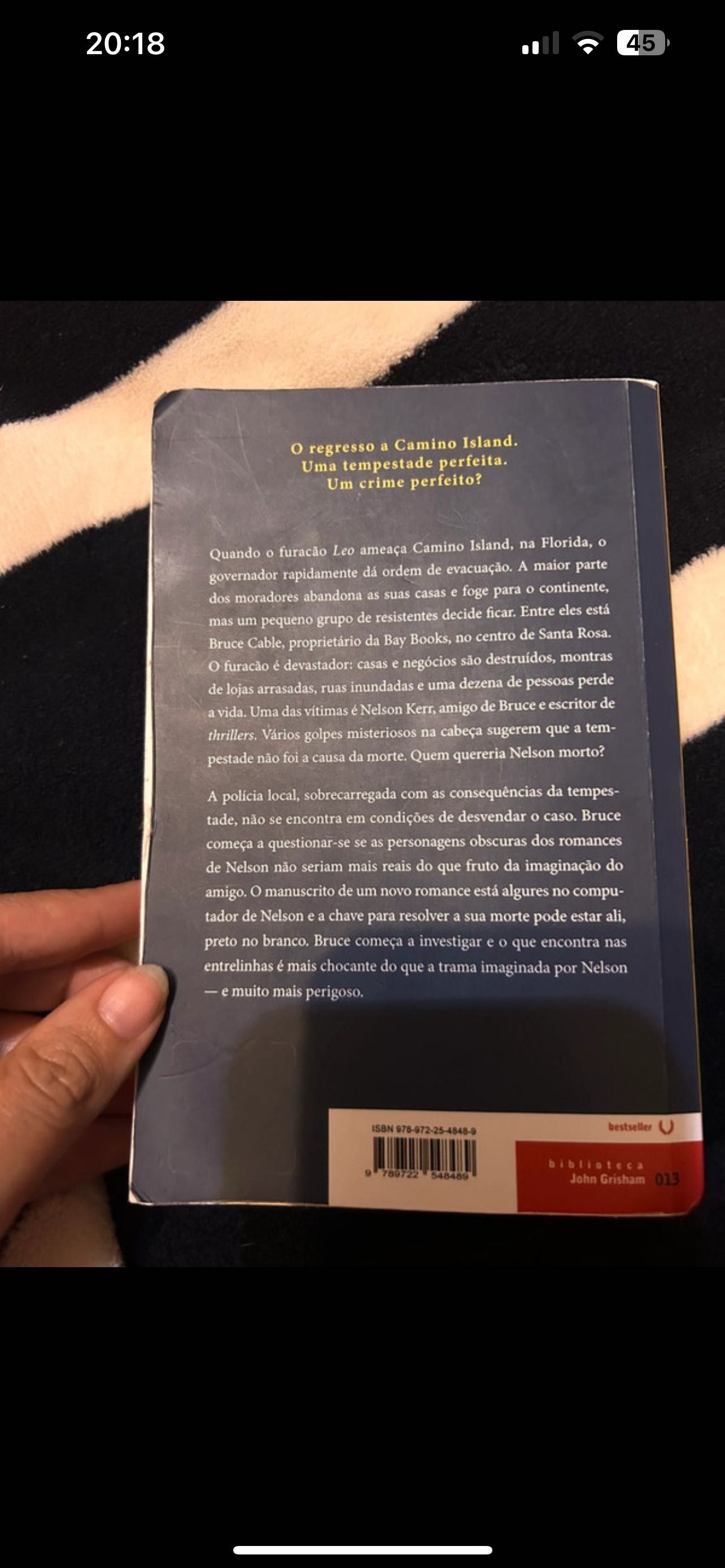 A tempestade - John Grishman - livro de bolso