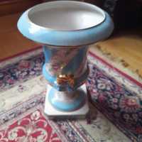 Stara porcelanowa waza donica kwietnik