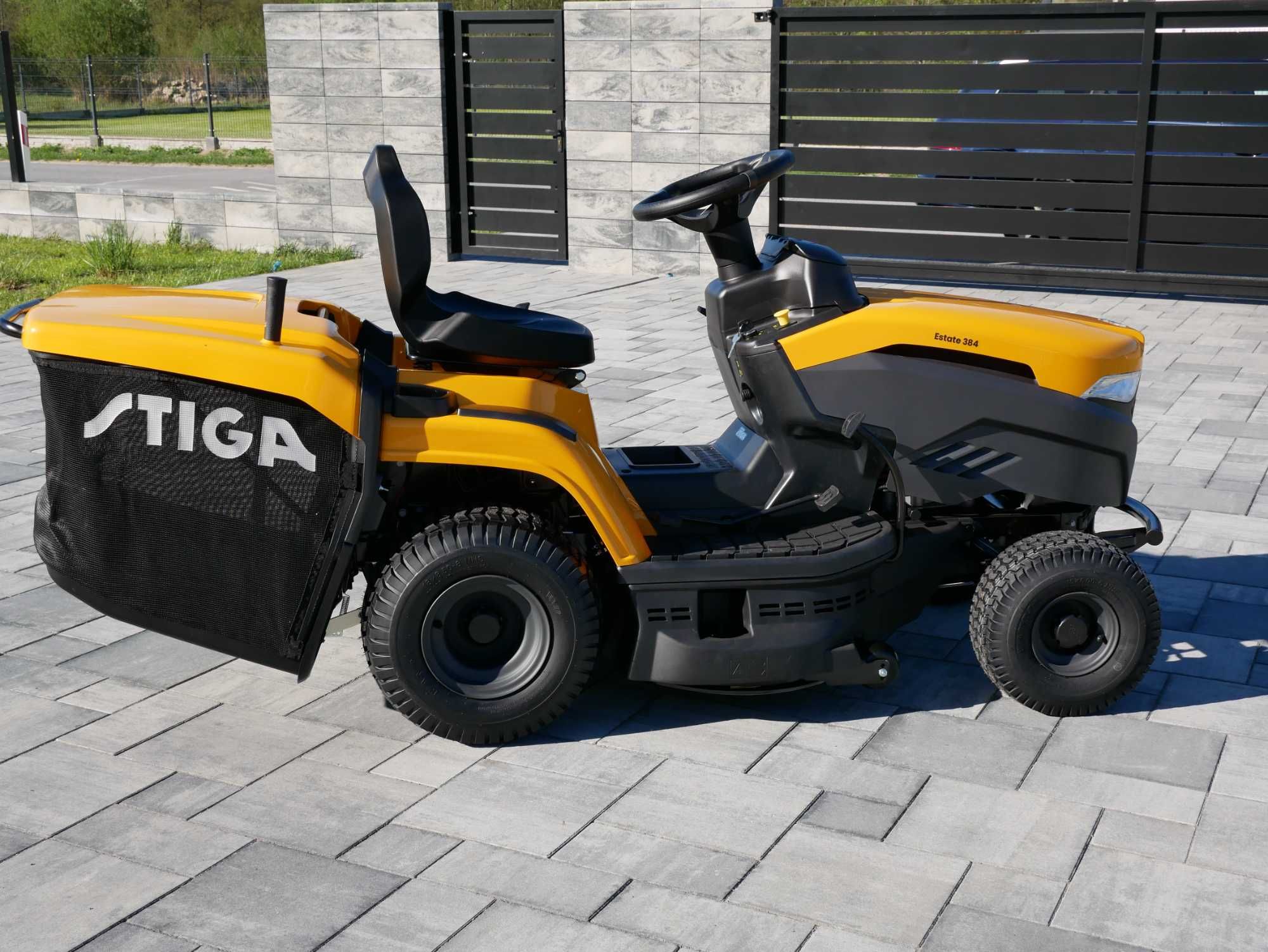 STIGA 384 traktorek kosiarka Ogrodniczy Nowy hydrostat kosz 200l HIT