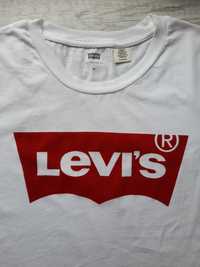 T-shirt Levis biały