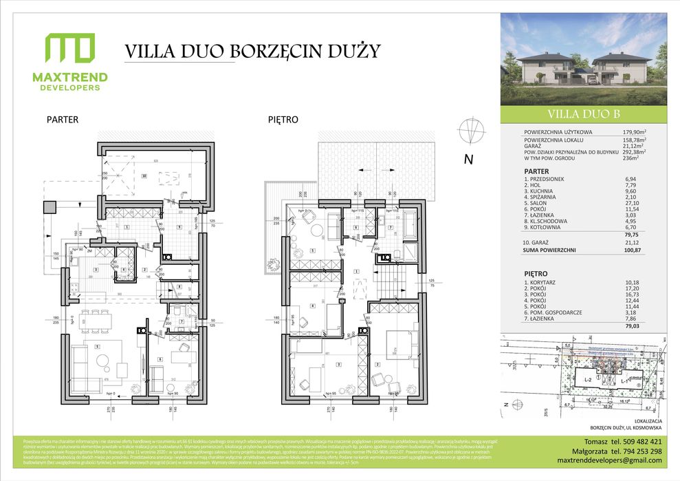 Gotowy Nowy dom Borzęcin Duży 179,90 m²