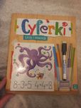 Cyferki, nauka pisania i liczenia, wymazywane, nowa,
