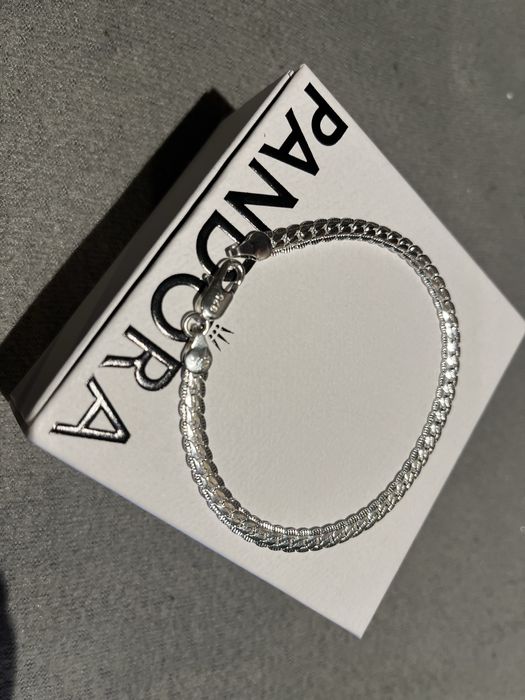 Nowa srebrna bransoletka szeroka srebro 925 elegancka