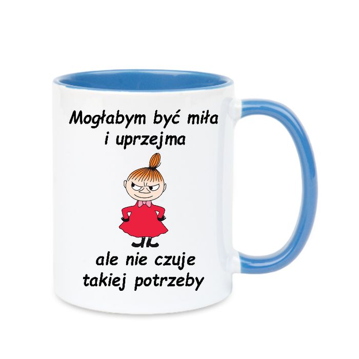 Kubek z nadrukiem Mała Mi, Muminki, Śmieszne, BCNC-MI-008