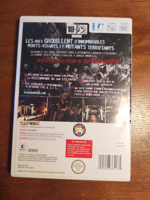 Wii Resident Evil DVD