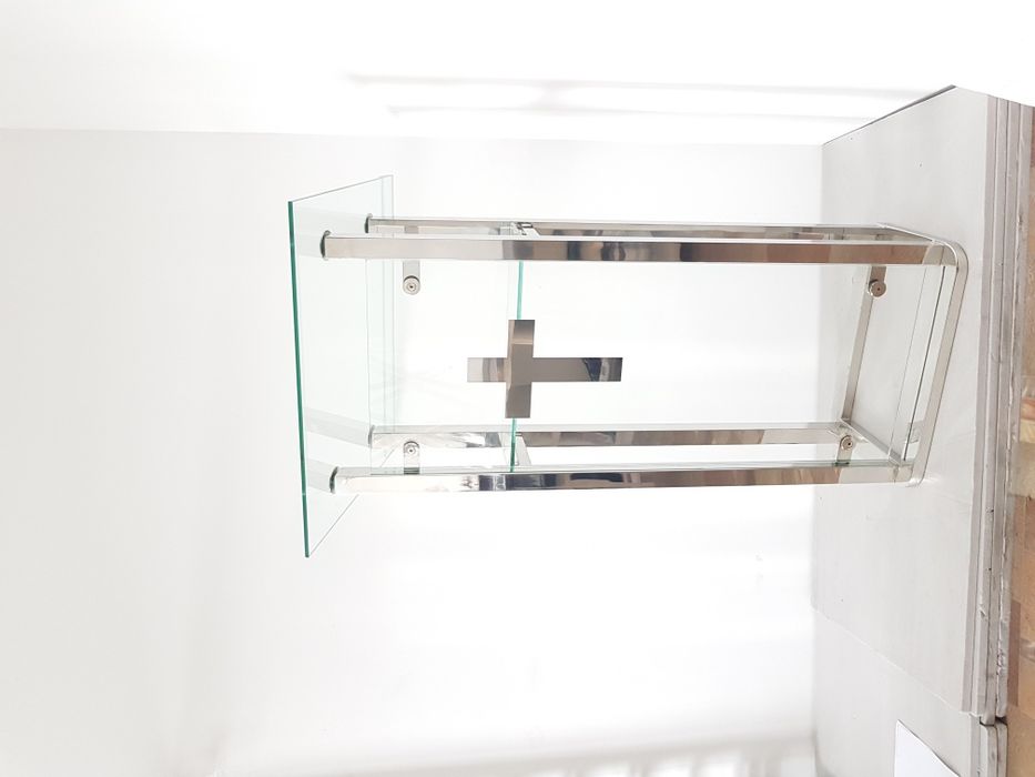 Кафедра стойка с круглым основанием из нержавеющей стали