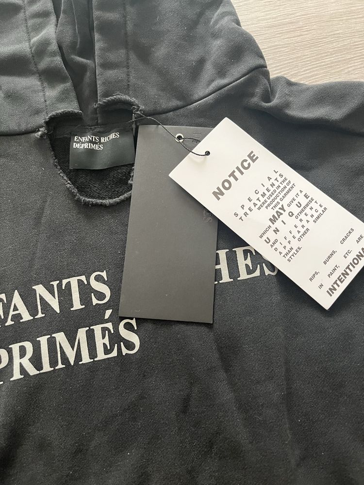 Enfatnts Riches Deprimes ERD hoodie black чорне худі
