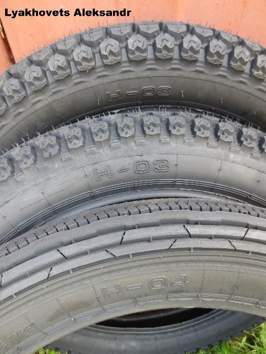 ПОКРЫШКА РЕЗИНА MITAS для мотоциклов ЯВА 16, 18R Чехия свежая