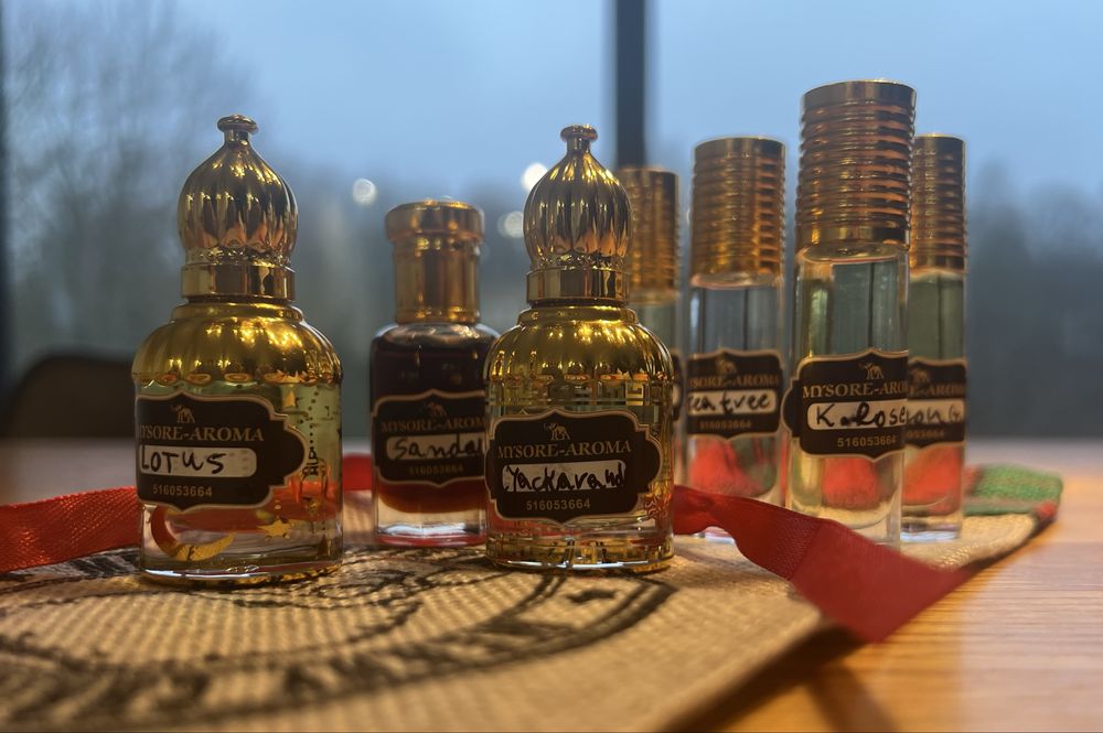 Organiczne Olejki eteryczne z Indii perfumy