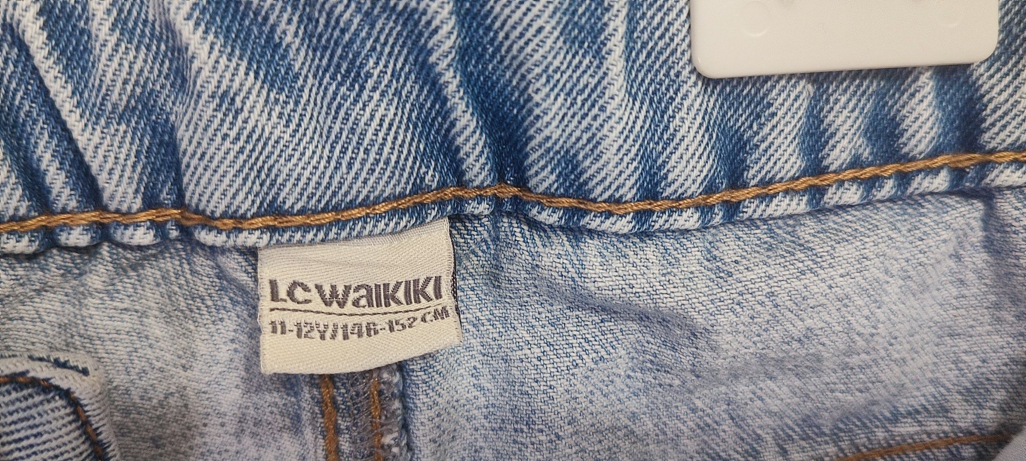 Джинси широкі карго Waikiki з накладними карманами для дівчинки