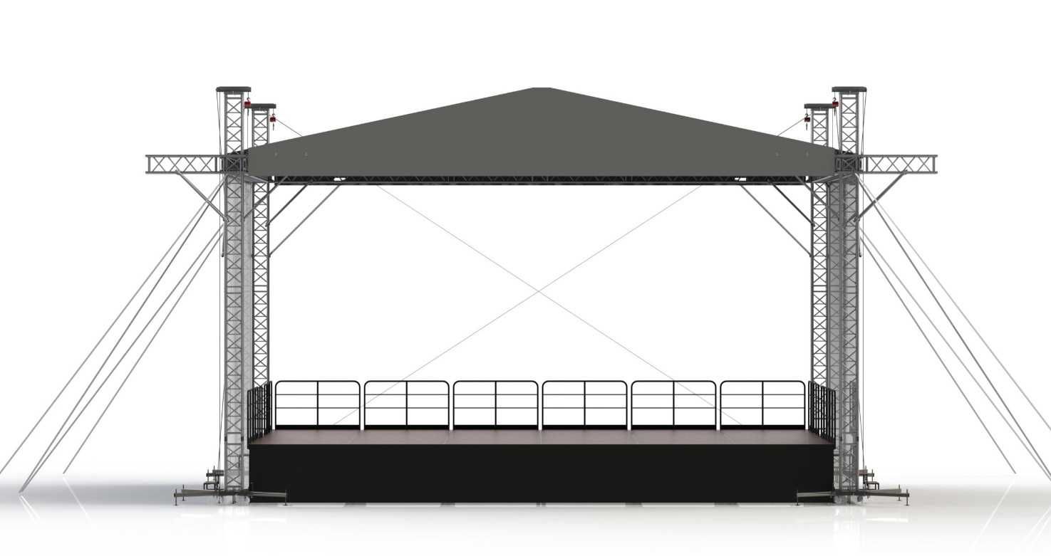 Zadaszenie estradowe 12x10m Q40 - FV na Przelew
