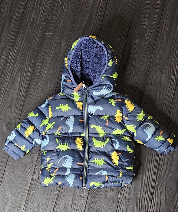 Зимова дитяча куртка на хлопчика 3-6 місяців
