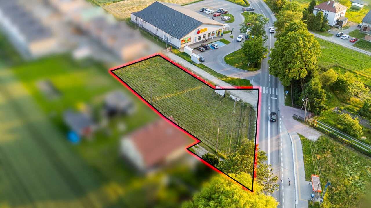Działka pod budynek handlowo-usługowy