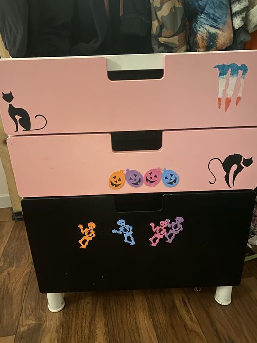 Szafki otwierane z szufladami dziecieca