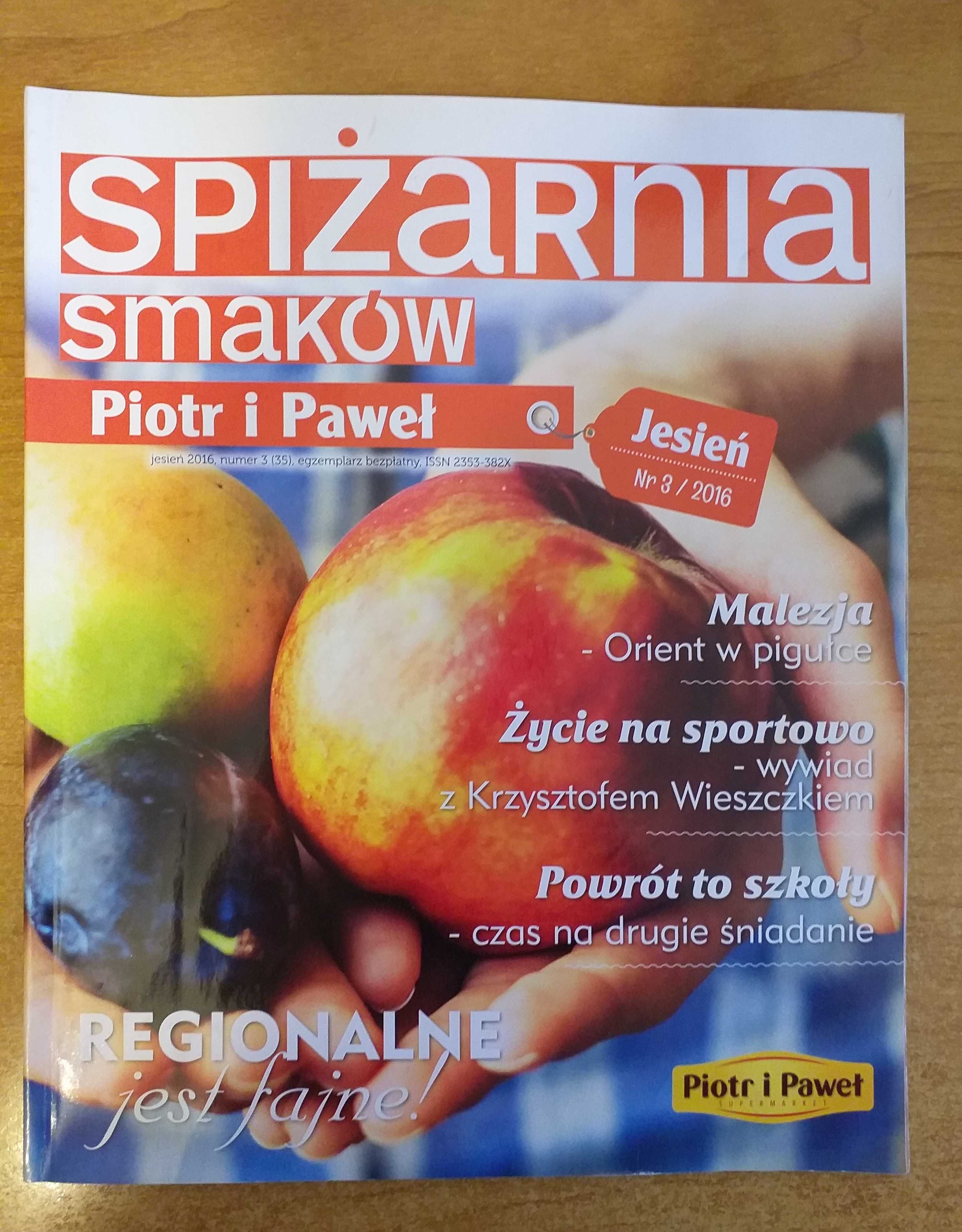 Pismo sieci Piotr i Paweł - Spiżarnia smaków rok 2016 (komplet)