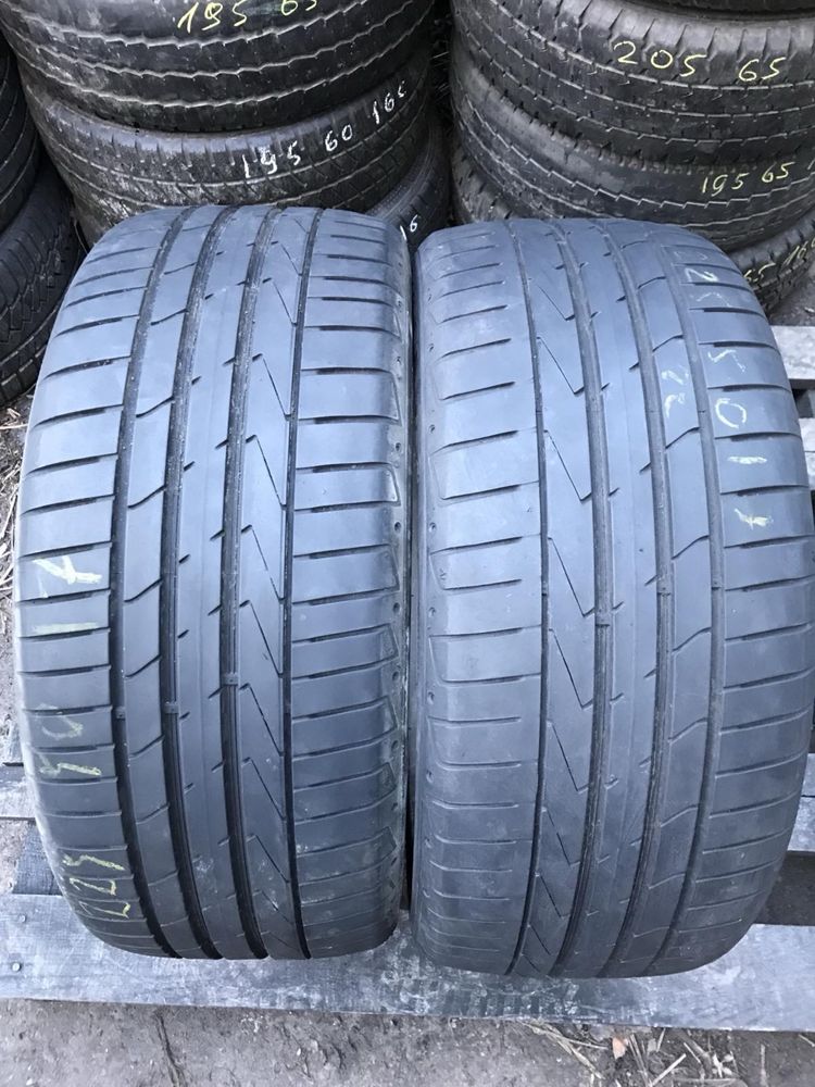 Hankook 225/50r17 пара резина шини б/у склад оригінал