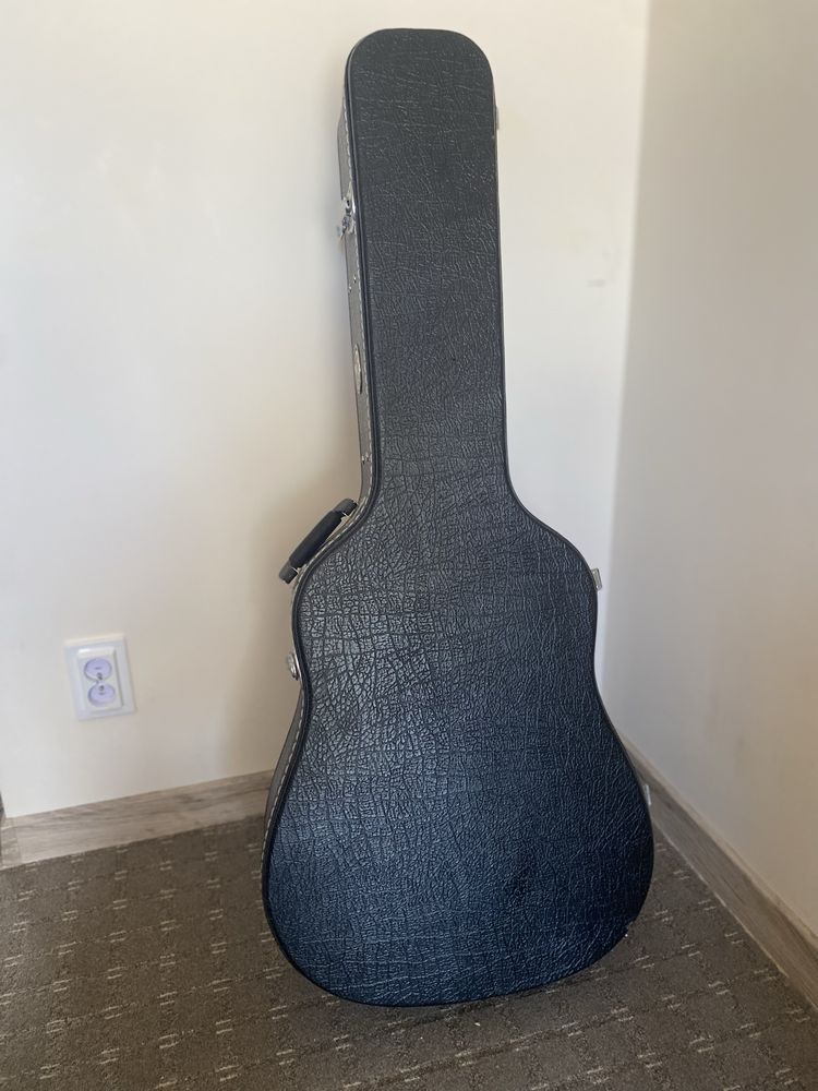 Gitara akustyczna Ever Play + futerał + pasek + zapasowe struny