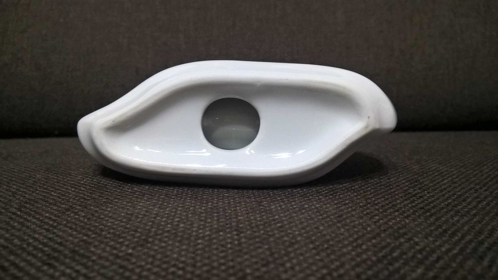 porcelanowy biały serwetnik (nowy)