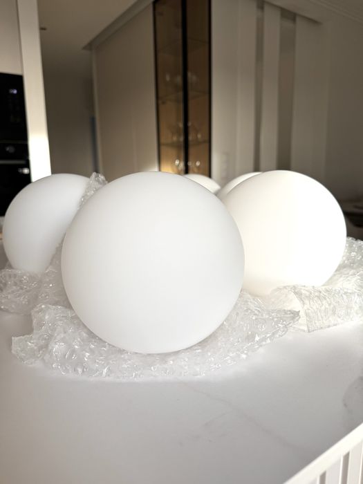 Klosz kula mleczna biala matowa kule klosze lampa