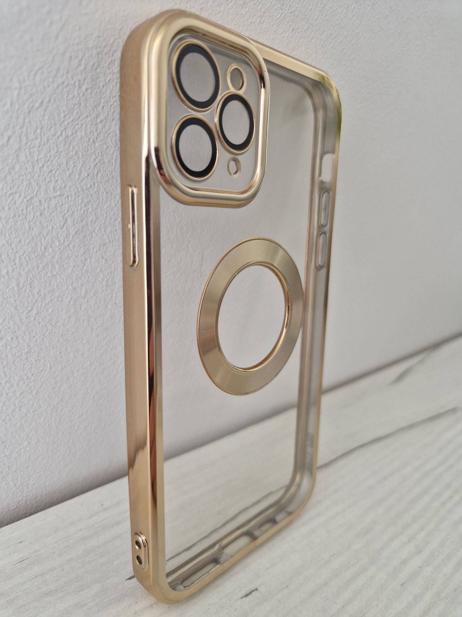 Beauty Clear Case do Iphone 11 Pro złoty