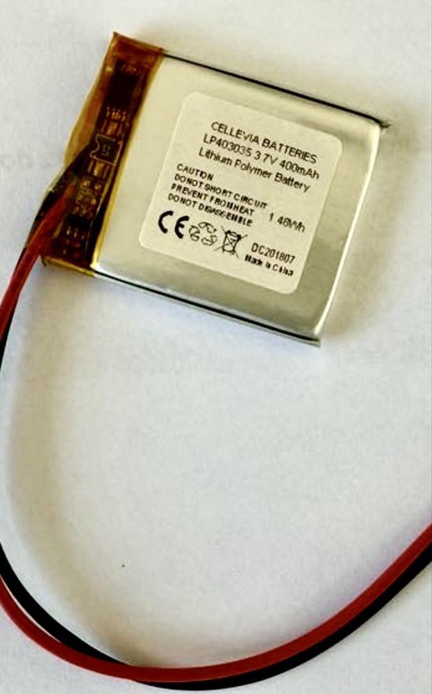 Bateria 400szt Li-Po Cellavia LP403035- 3.7V 400 mAh
