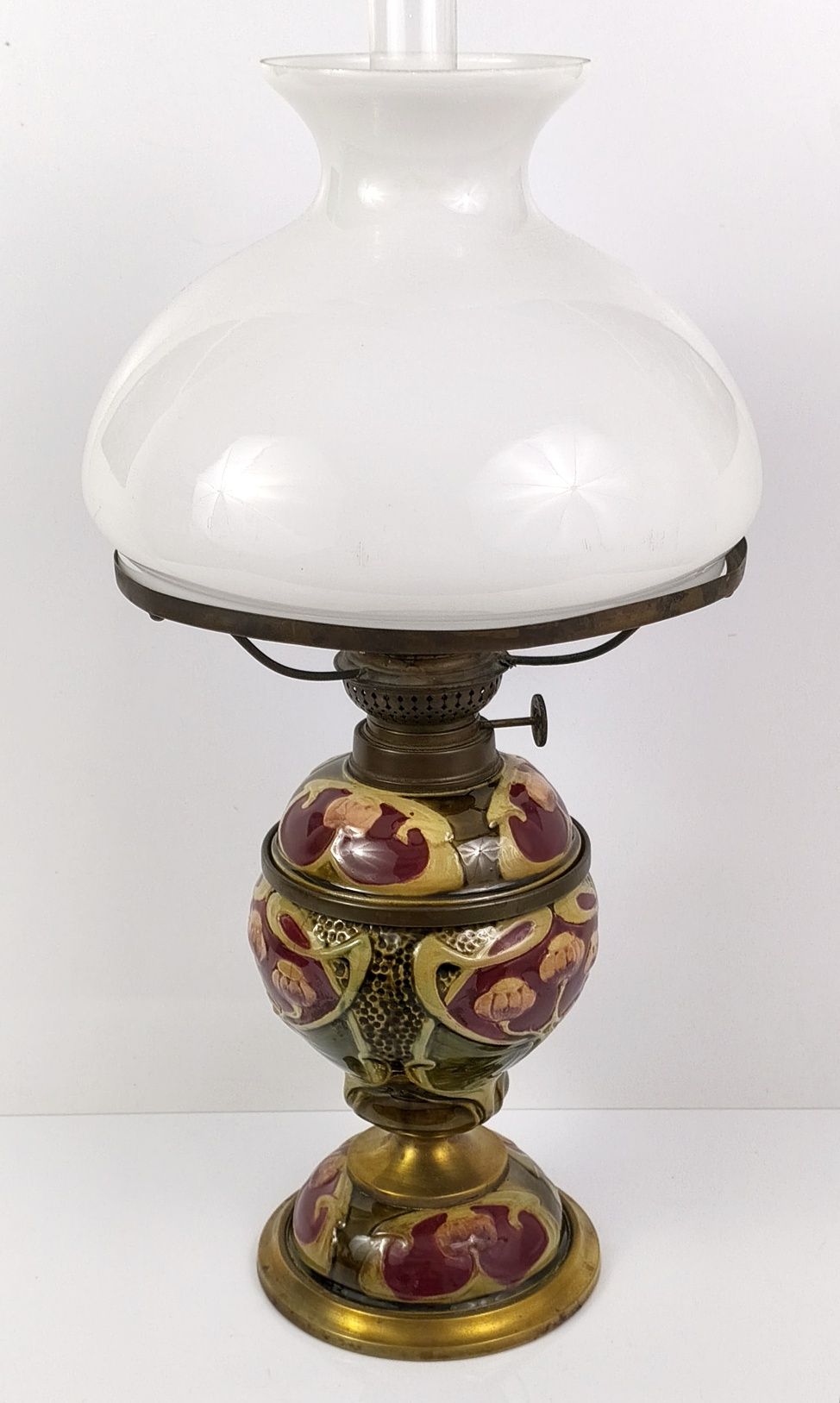 Lampa naftowa. Secesja, ok.1910 r.