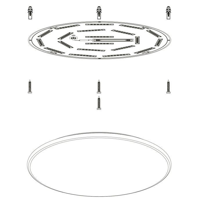 Lampa sufitowa led z pilotem Eglo 97542