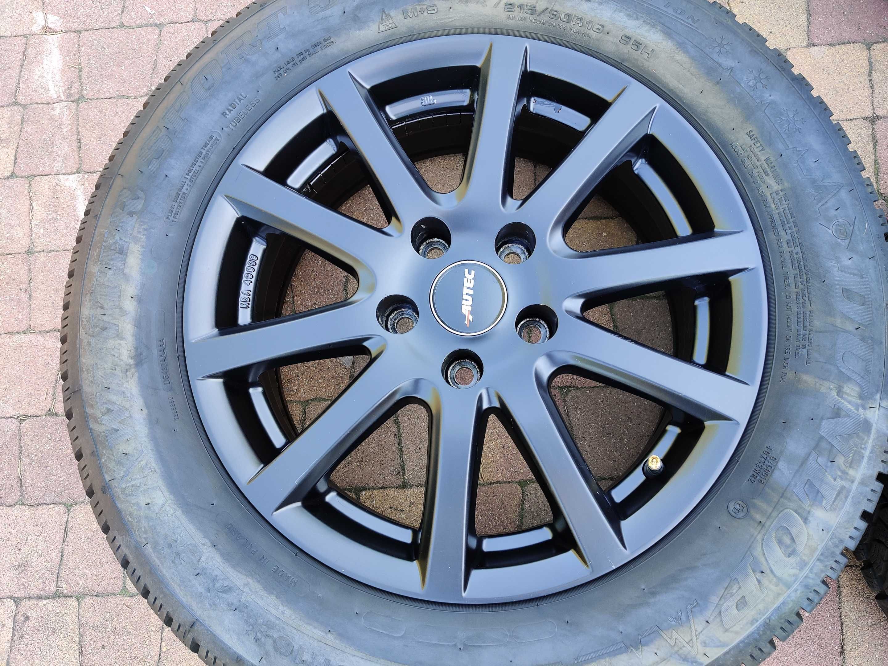 3545. Koła zimowe Sharan Alhambra Q3 Tiguan 5x112 ET33 215/60/16 2023r