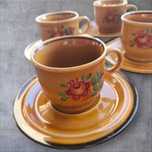 Filiżanki z porcelitu Pruszków vintage prl