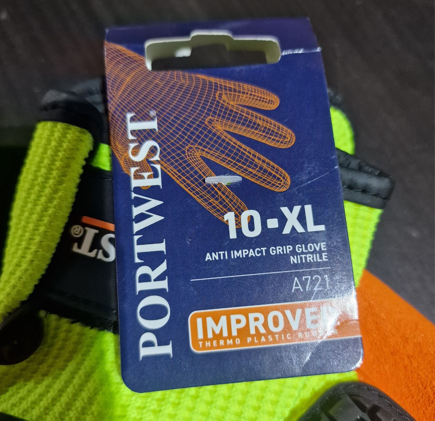 Rękawice przeciwuderzeniowe Portwest A721 Rozmiar 10-XL