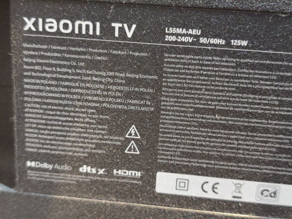 sprzedam telewizor Xiaomi 55" 2024