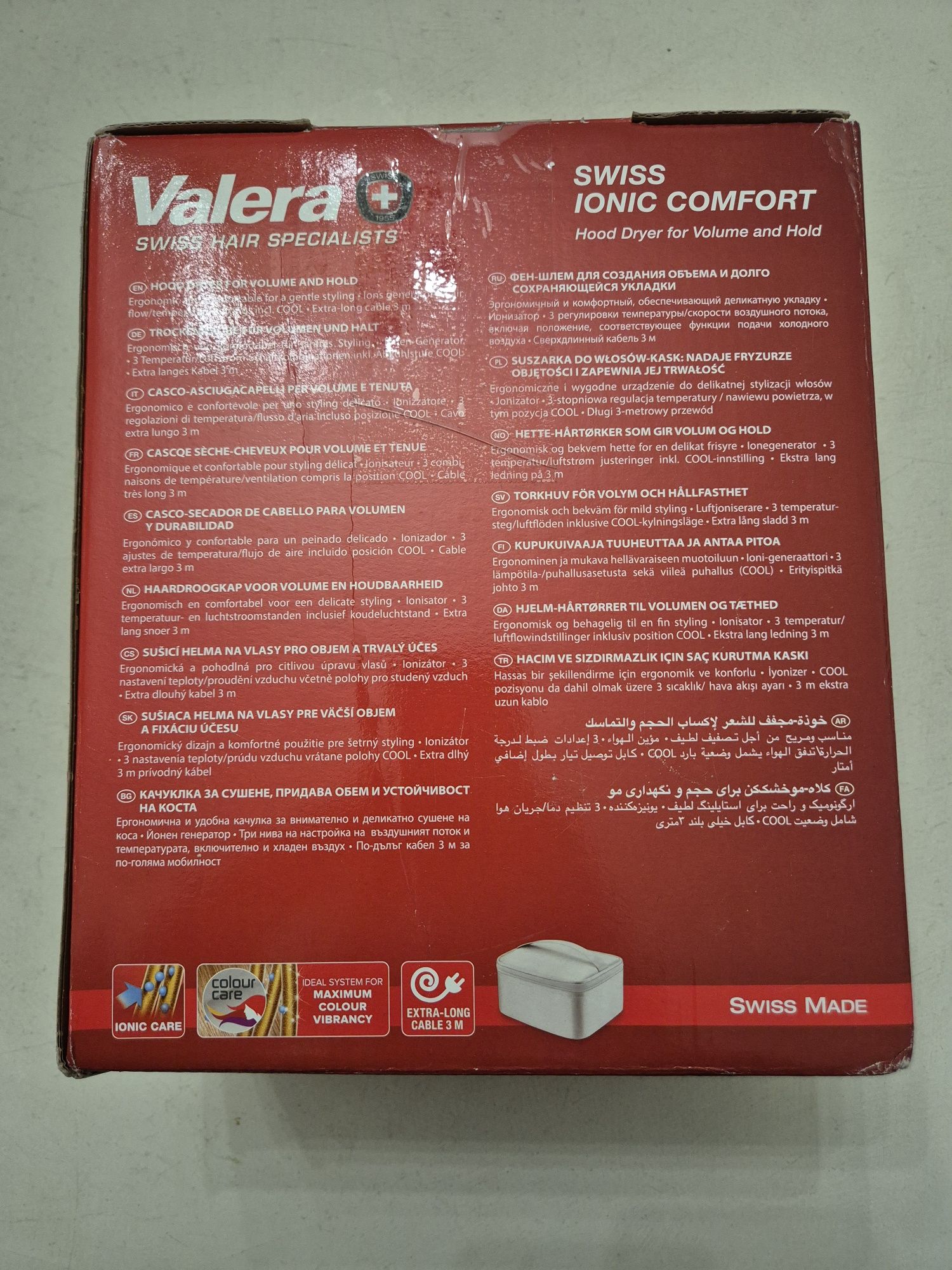 Suszarka do włosów kaptur VALERA Ionic Comfort