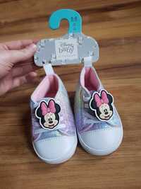 Tęczowe buciki Myszka Minnie Disney Baby dla dziecka 6-9 miesięcy 18