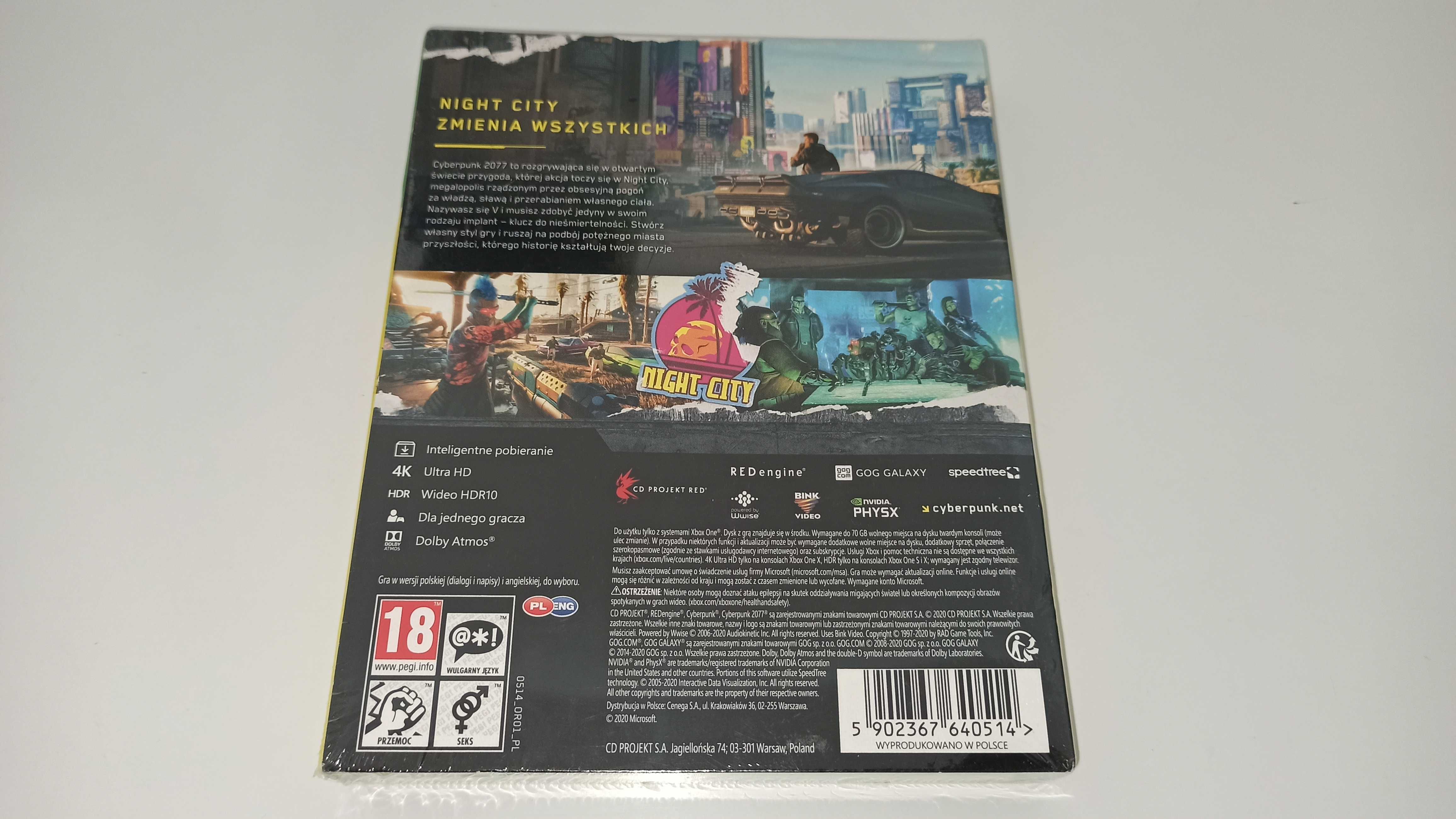 xbox one CYBERPUNK 2077 po polsku cyberpank 2077 komplet NOWA! BIG BOX