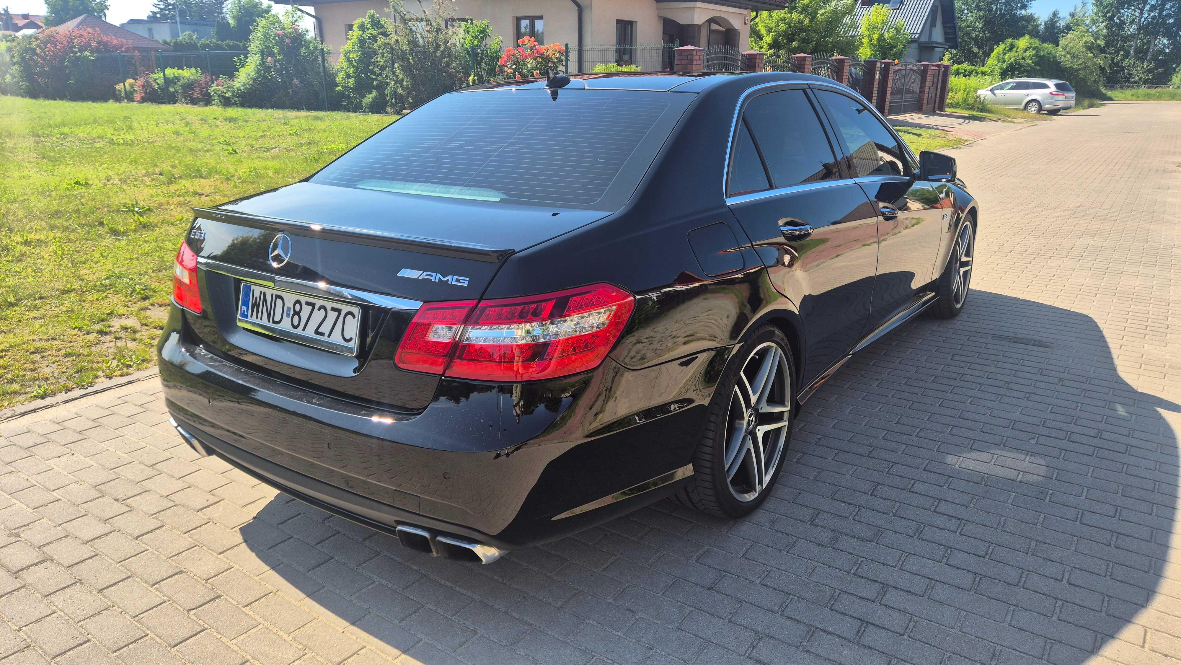 Mercedes E 63 AMG W212 525 km, 2010 rok, zamiana Koparko-Ładowarka
