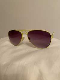 Okulary przeciwsłoneczne zielone fioletowe summer lato rave