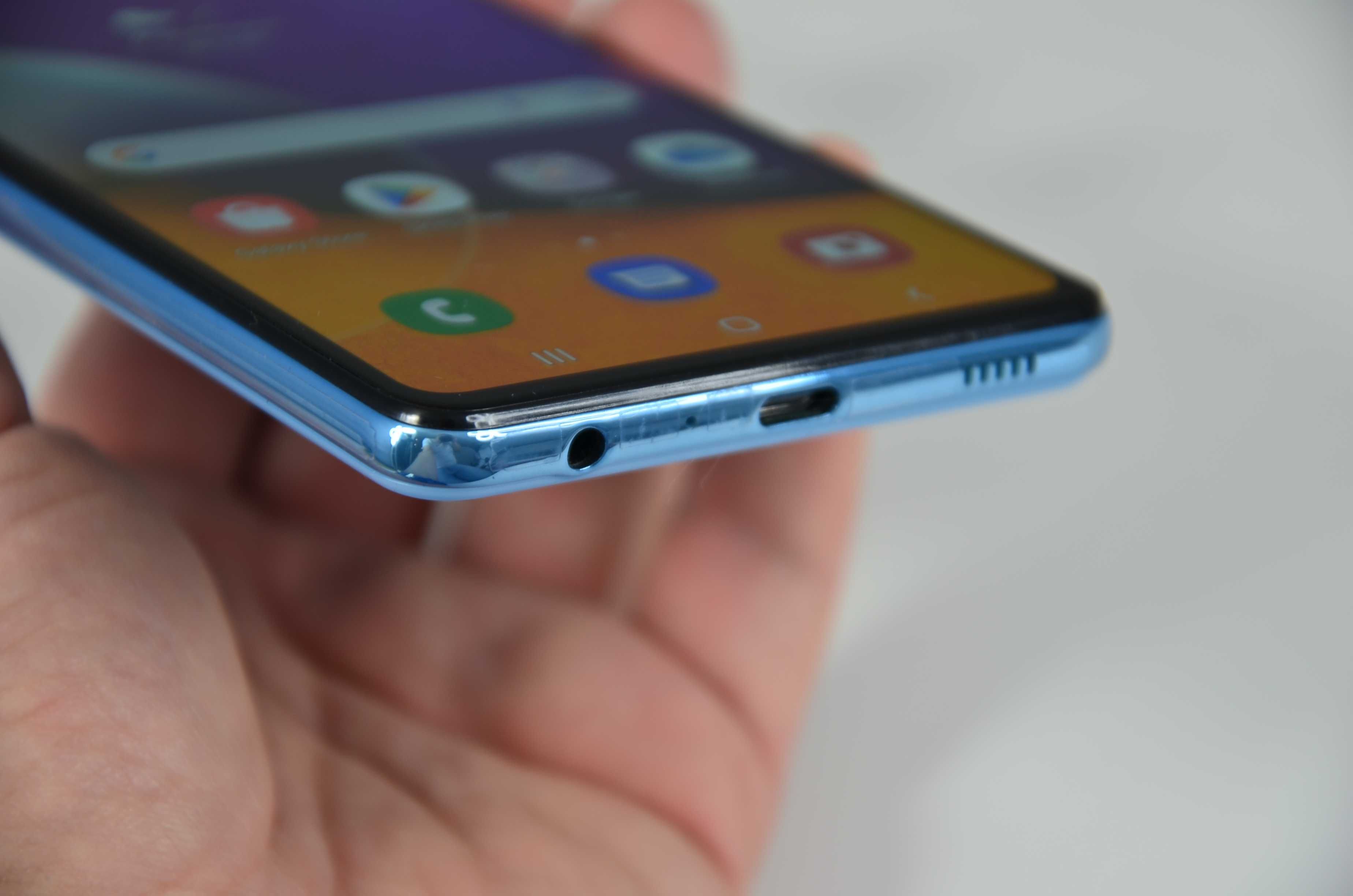 Samsung Galaxy A72 niebieski, nowy, pelen komplet GW24MSC