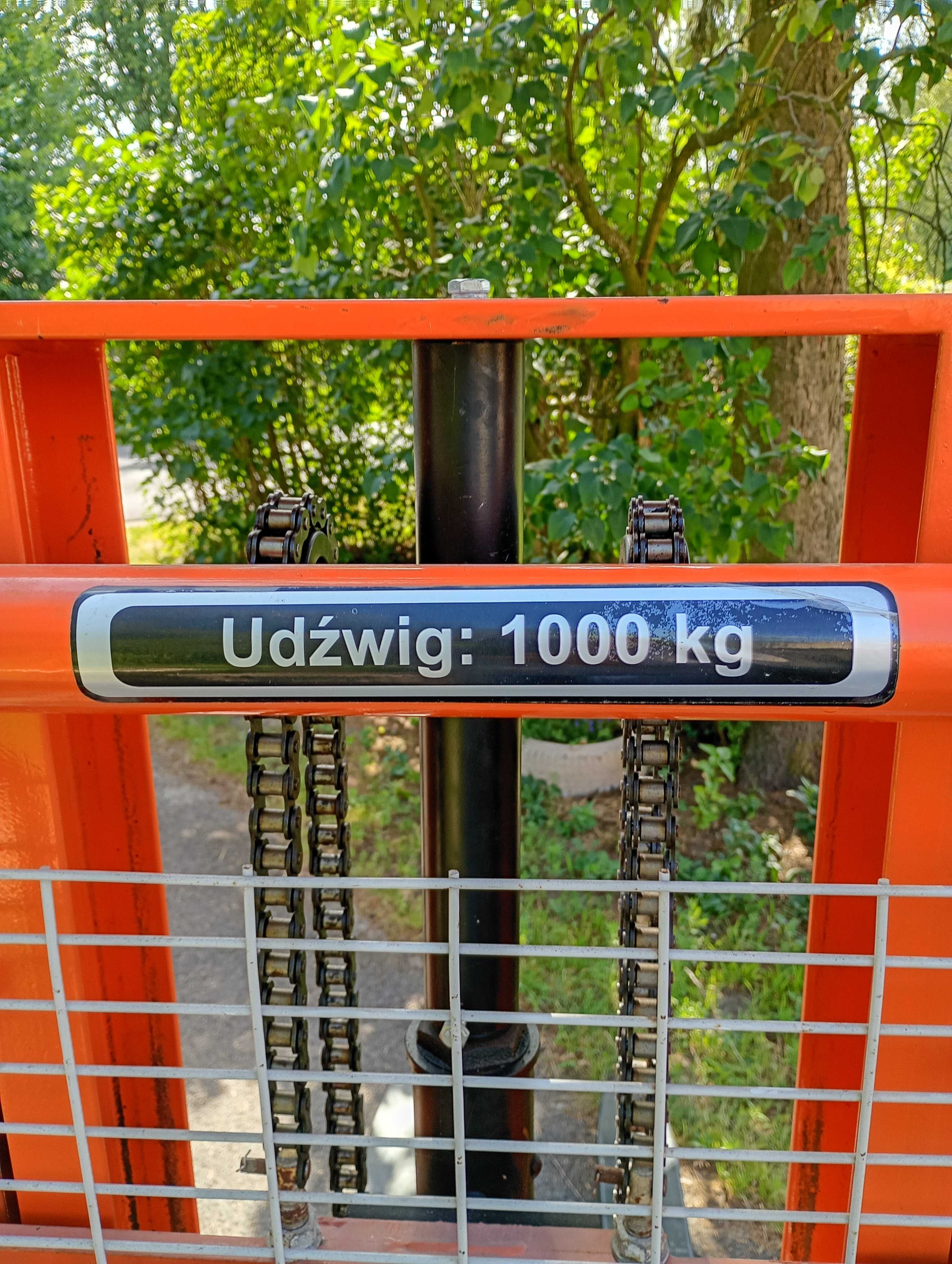 Wózek masztowy paleciak sztaplarka wózek podnośnikowy