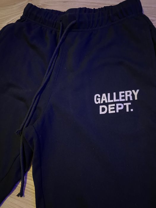 Spodnie Gallery Dept sweatpants czarne