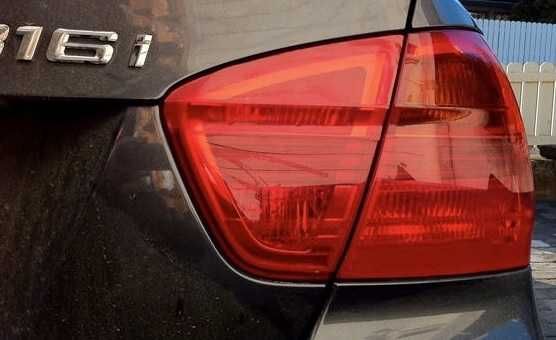 FOLIA do lamp BMW 3 E90 E91 M sedan kombi czerwona czarna +wysyłka