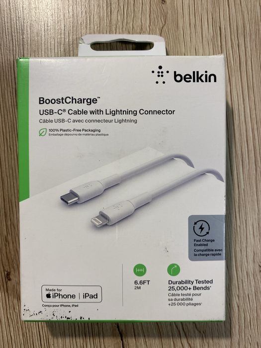 kabel Belkin Boost Charge USB-C z końcówką Lightning