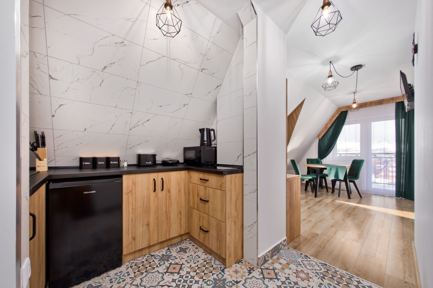Apartament dwupokojowy z aneksem.  Balia. Sauna. Białka Tatrzańska