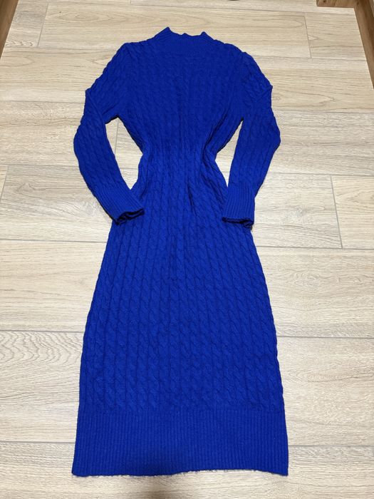 Тепле вязане плаття