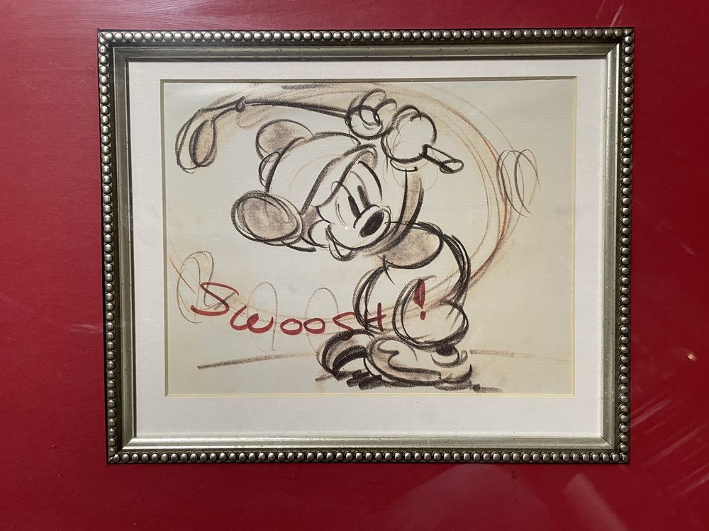 Moldura com desenho Animação Mickey Disney