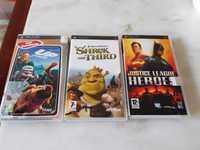 3 jogos PSP, como novos