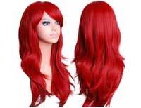 Czerwona peruka cosplay anime grzywka 70cm