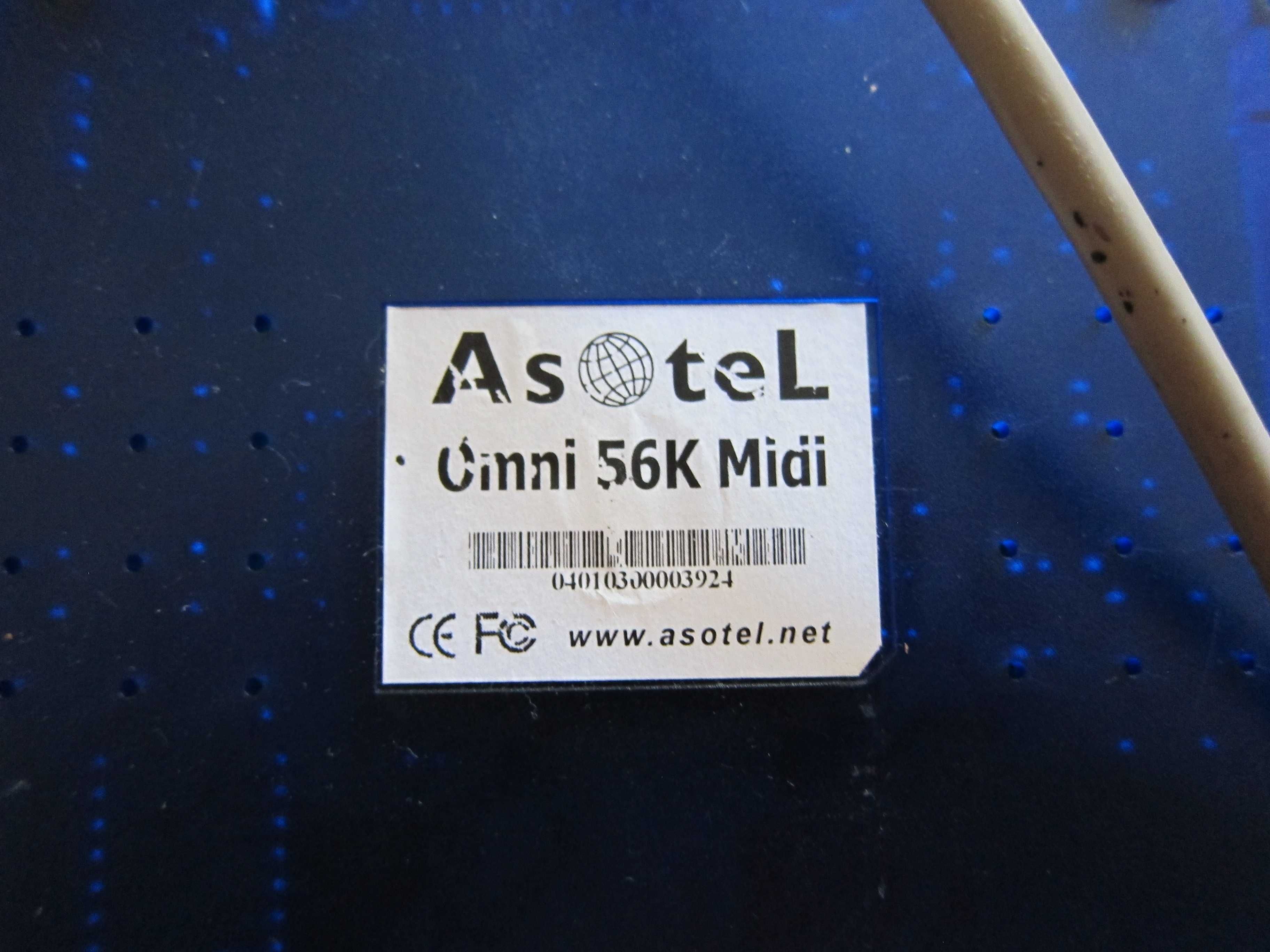 Вінтажній голосовий факсмодем AsotelOmni56K Midi 2004 р.з інструкцією