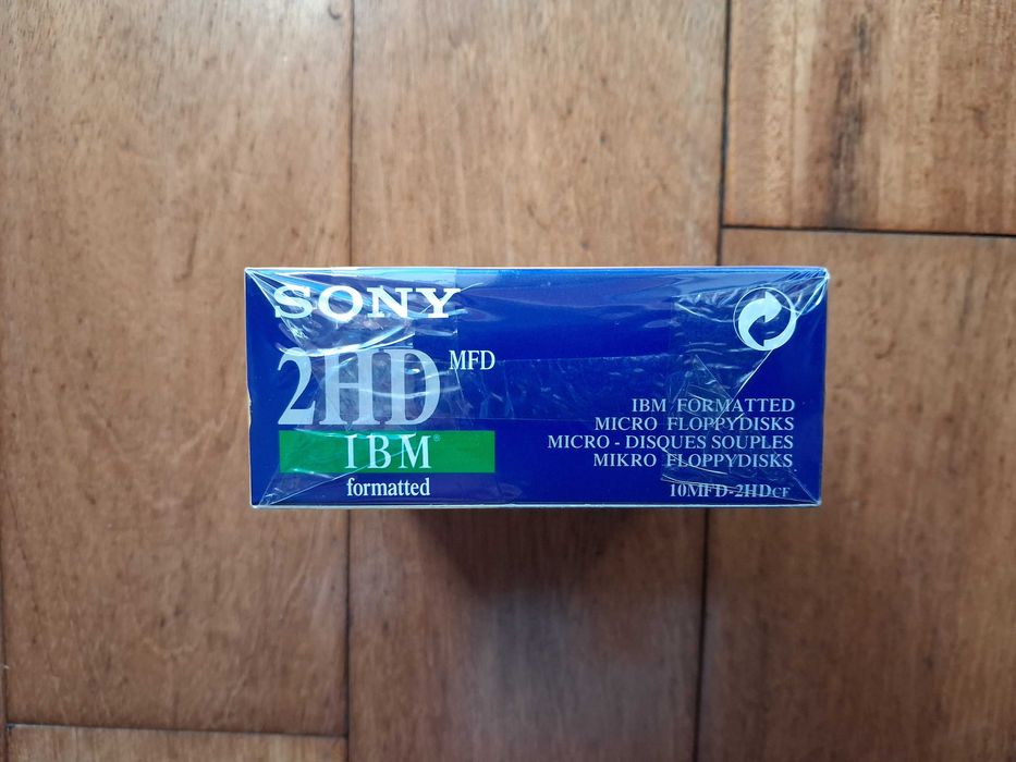 Caixa de 10 Disquetes Novas Sony 2HD 3.5" 1.44MB