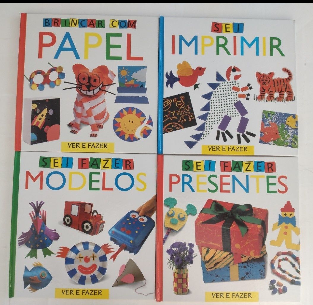 Ver e fazer - I e II séries - cada série tem 8 livros novos na caixa
